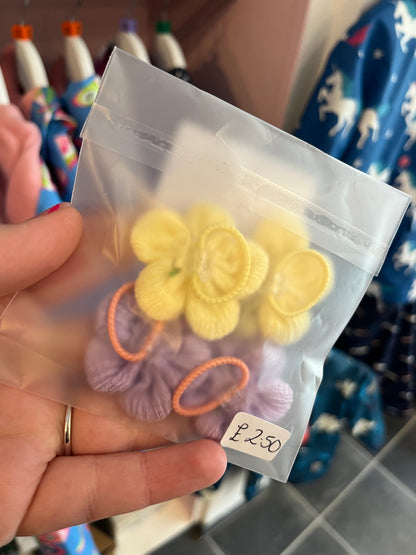 Flower Hair Bobbles