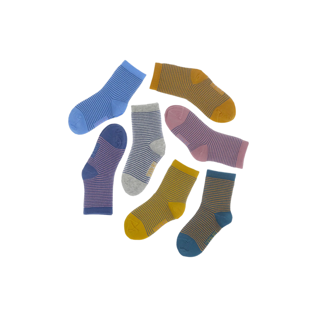 Cubrocks Stripe 7pk Socks
