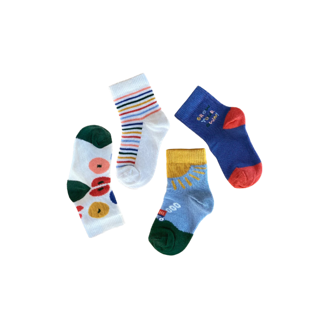 Cubrocks ‘Grow your own’ 4pk Baby Socks