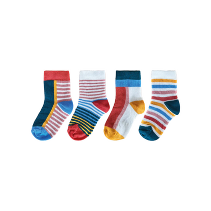 Cubrocks Stripe 4pk Baby Socks