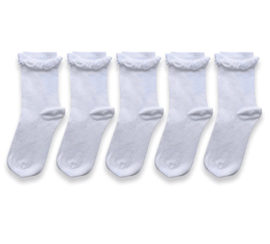 Cubrocks White Frill Socks