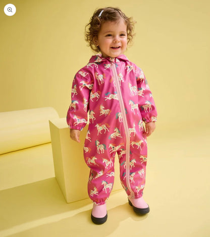 Hatley Folksy Unicorn Rain Suit