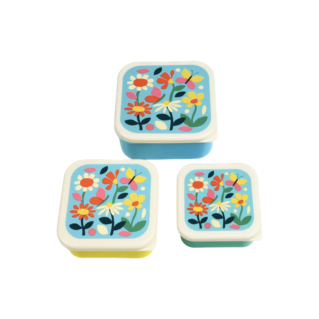 Rex London Flower Snack Boxes (Set of 3)